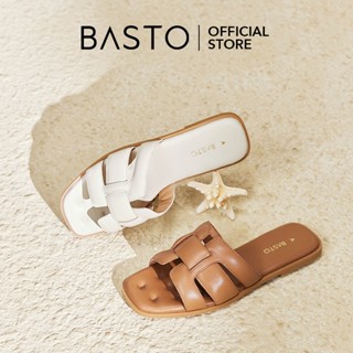 【Chic Coast】BASTO Women's Flat Sandals Slippers รองเท้าแตะส้…