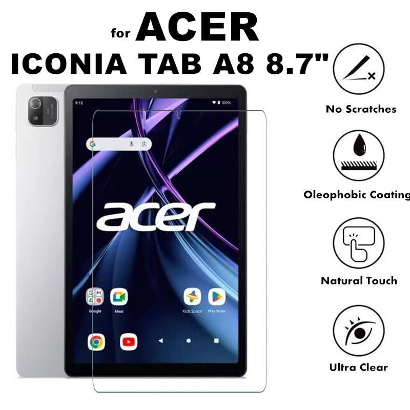 for ACER ICONIA TAB A8 8.7 Inch 2024 Tablet 9H Explosion-Proof Tempered Glass Screen Protector