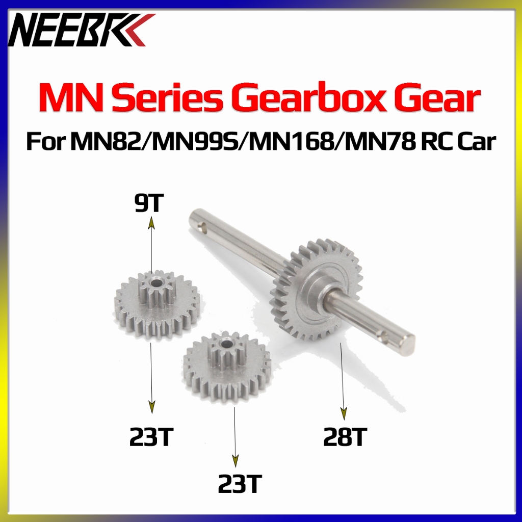 Neebrc MN Series เกียร์เกียร์ 28T 23TX2 สําหรับ MN82/MN99S/MN168/MN78 RC รถ