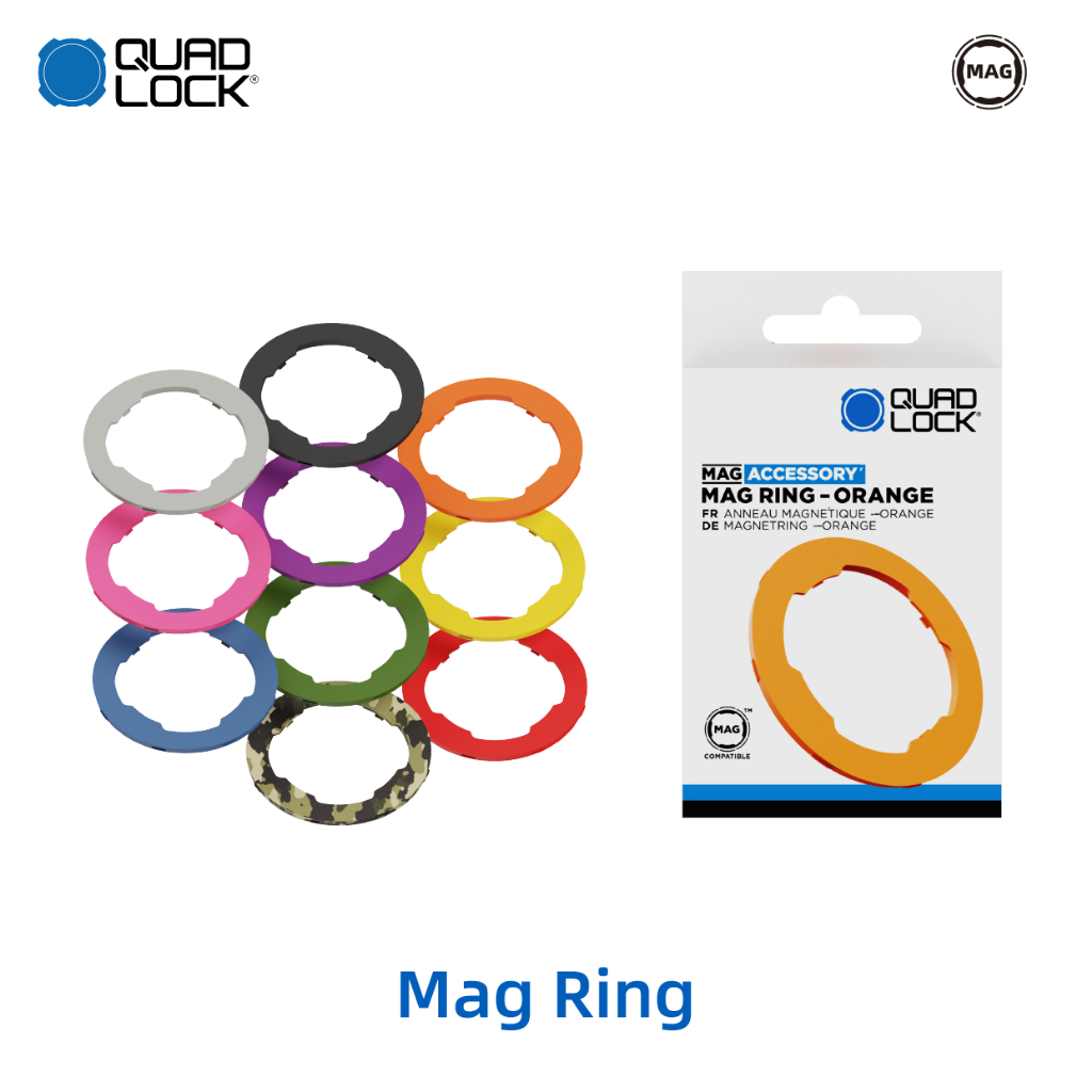 แหวนสี Quad Lock ดั้งเดิม แหวนแม่เหล็กสําหรับเคส MAG