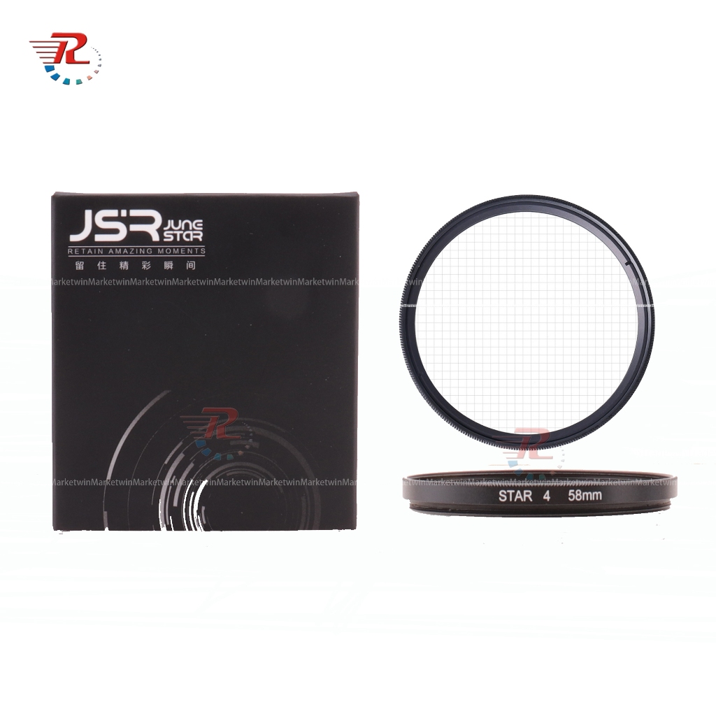 Star Filter Star4 Point Line Star Cross Lens Filter สําหรับเลนส์กล้องทุกรุ่น