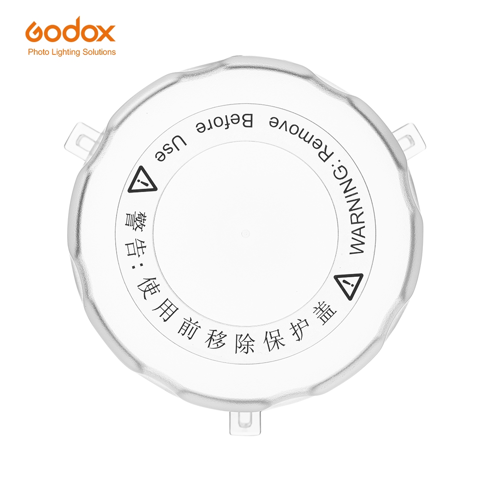 Godox ฝาครอบกระจกป้องกันหมวกสําหรับ Godox NiceFoto Jinbei Bowens Mount SL/FV/FL/UL/SZ/SL150II/FV150 