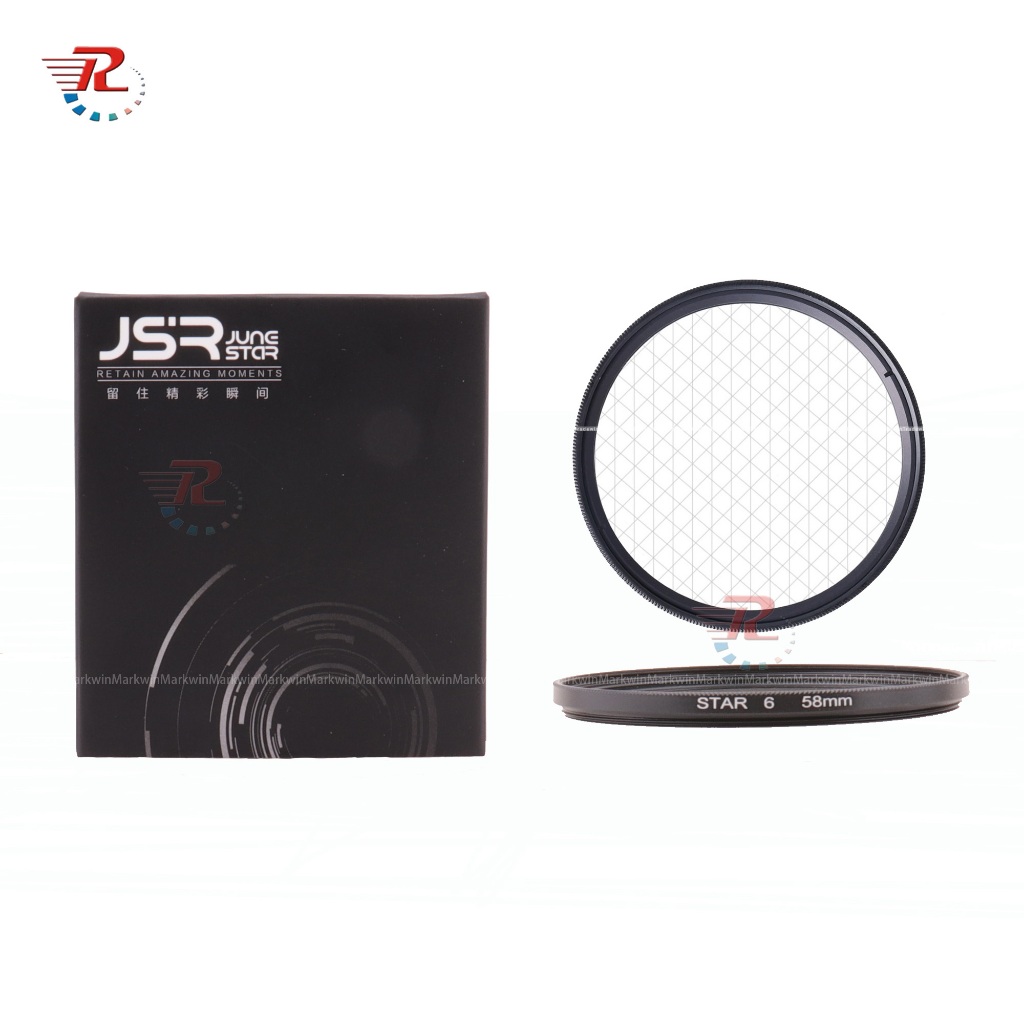 Star Filter Star6 Point Line Star Cross Lens Filter สําหรับเลนส์กล้องทุกรุ่น