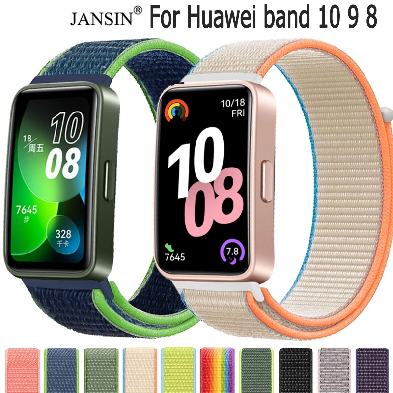 สาย huawei band 10 สายนาฬิกาข้อมือ ไนลอน สําหรับ huawei band9 band 8 สายรัดข้อมืออัจฉริยะ smart band
