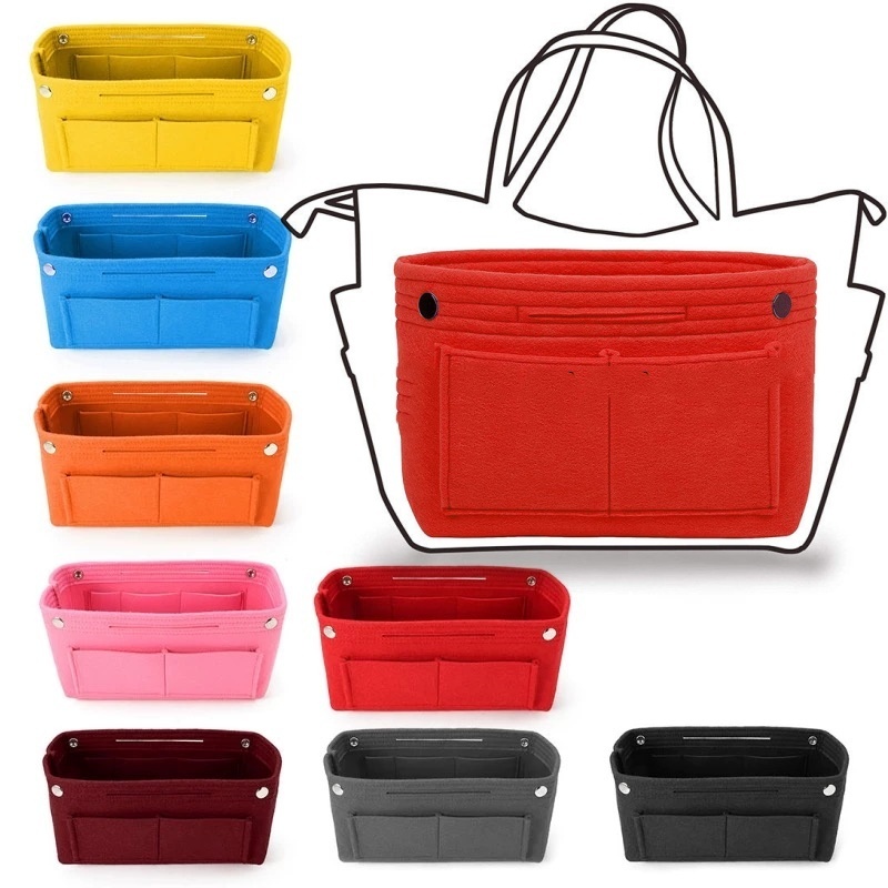 Longchamp รู้สึก กระเป๋ามีผ้าซับในสำหรับ กระเป๋าถังกระเป๋ากระเป๋าเก็บของสนับสนุนการสร้างถุงซับใน