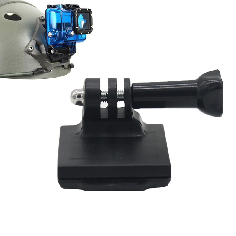 Booiu ยุทธวิธีหมวกกันน็อคฐานอะแดปเตอร์คงที่กล้องสําหรับ GoPro Hero Action กล้อง FAST/MICH/NVG หมวกกันน็อคอุปกรณ์เสริม