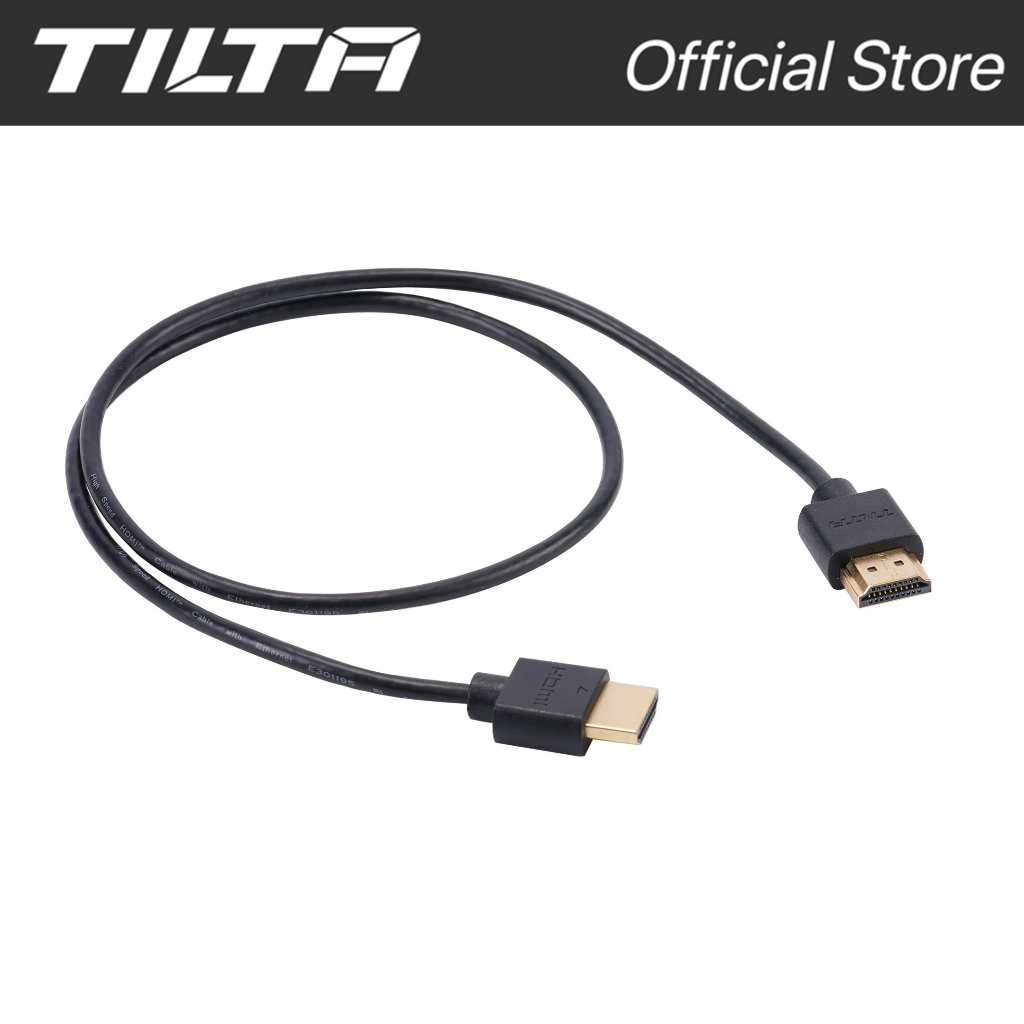 Tilta สาย HDMI Male to HDMI Male เข้ากันได้กับกล้องและจอภาพกว้าง 4K 60P Video