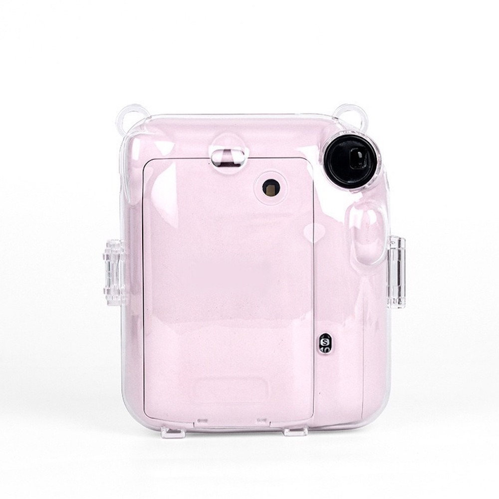 [Film Lab] เคสใส Instax Mini 12 เคสกล้อง เคสป้องกันกล้อง กับสายคล้อง CAA01