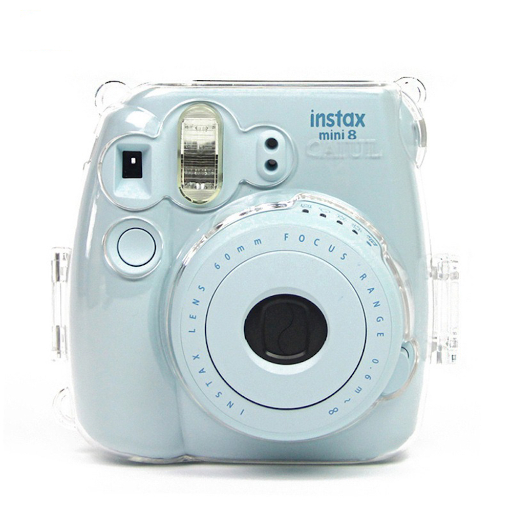 [Film Lab] เคสใส Instax Mini 8/8+/9 เคสกล้อง เคสป้องกันกล้อง กับสายคล้อง CAA04