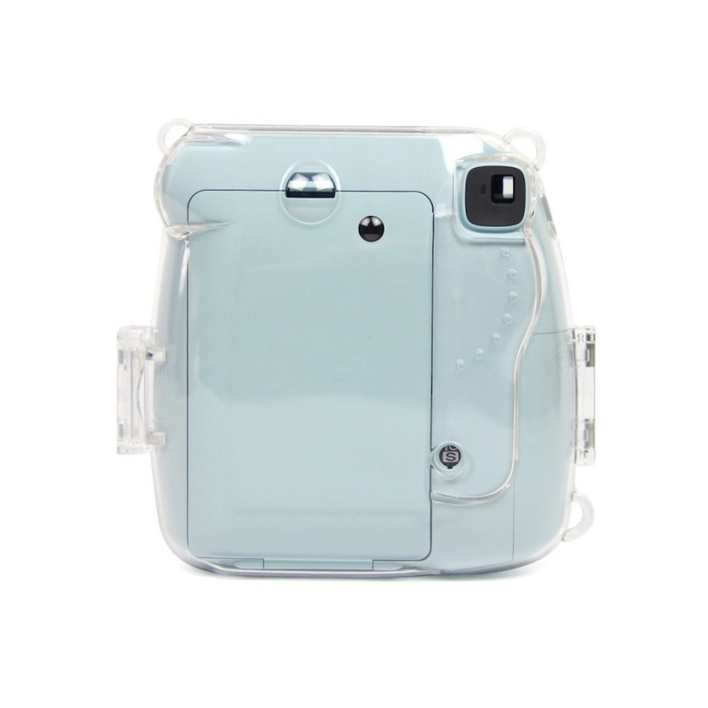 [Film Lab] เคสใส Instax Mini 8/8+/9 เคสกล้อง เคสป้องกันกล้อง กับสายคล้อง CAA04
