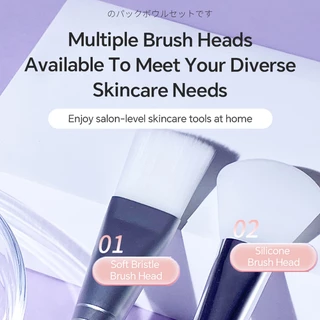 Skin Care DIY ชุดหน้ากาก Clear Rod หน้ากากแปรง Modulated ฟิล์มนุ่มถาดสี่เหลี่ยมน้ํามันหอมระเหยชามสําหรับร้านเสริมสวย