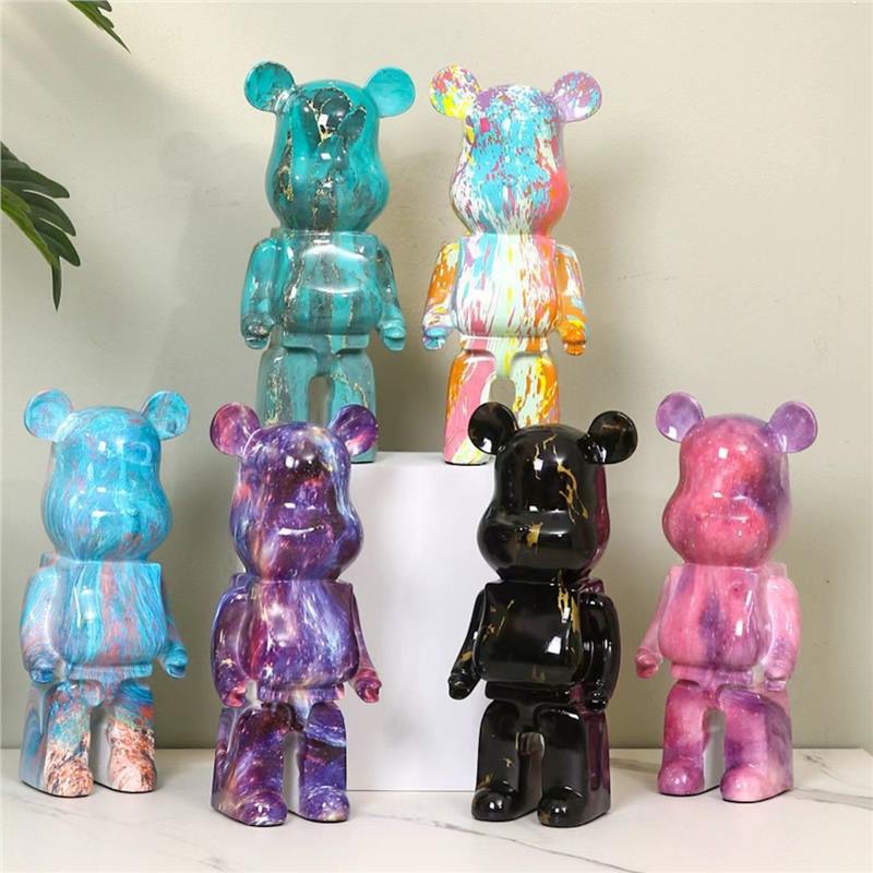 กระปุกออมสิน แบบนิ่ม รูปหมีโหด สไตล์นอร์ดิก สําหรับตกแต่งบ้าน ห้องนั่งเล่น