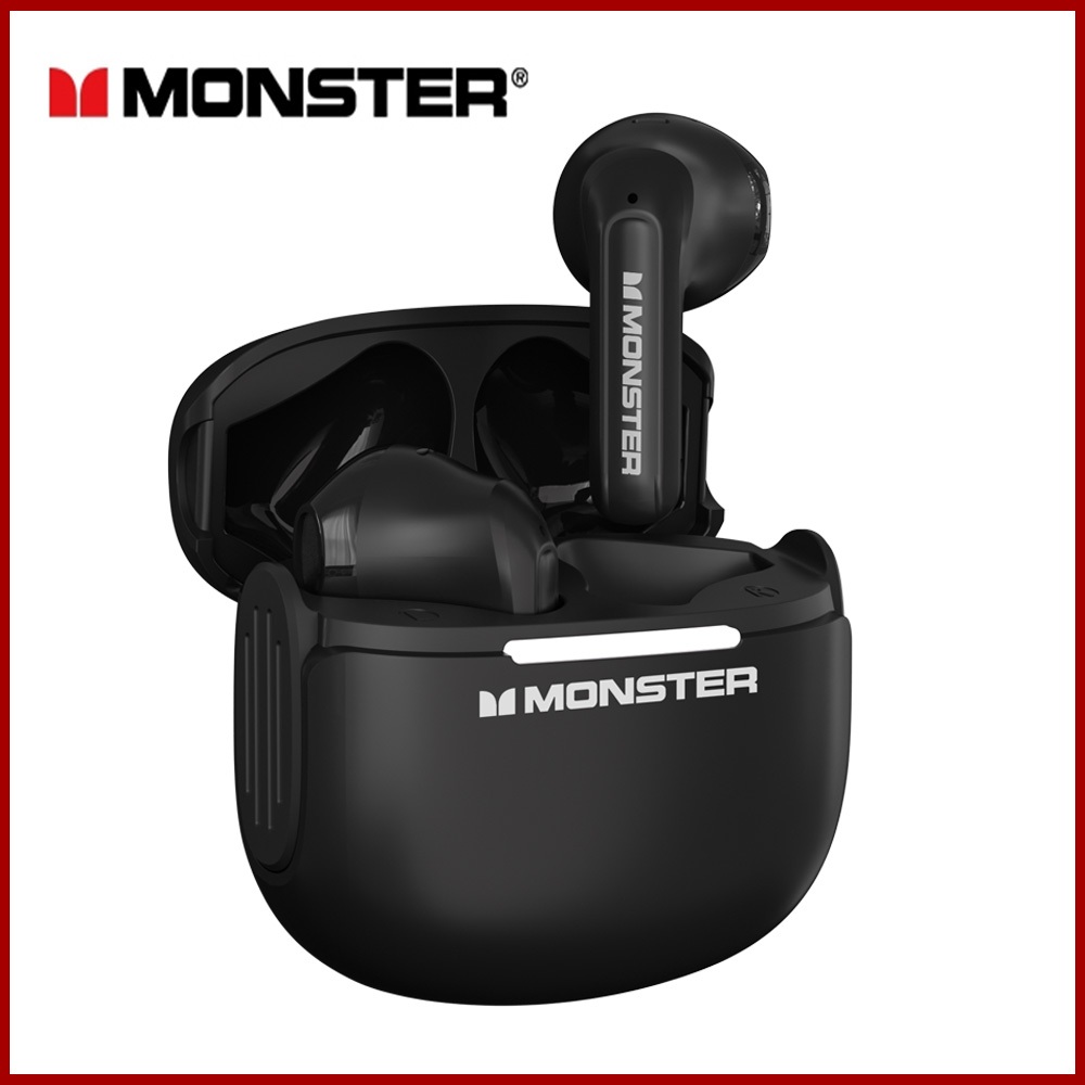 Monster GT15 หูฟังบลูทูธ บลูทูธ 5.4 ลดเสียงรบกวน หูฟังกีฬา ควบคุมสัมผัสอัจฉริยะ หูฟังไร้สาย พร้อมไมโครโฟน สําหรับเล่นเกม
