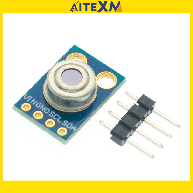 GY-906 MLX90614 MLX90614ESF โมดูลเซ็นเซอร์อุณหภูมิอินฟราเรดแบบไม่สัมผัสอินเทอร์เฟซ IIC รองรับเซ็นเซอร์ IR ราคา ถูกที่สุด ดีลบีเคเค