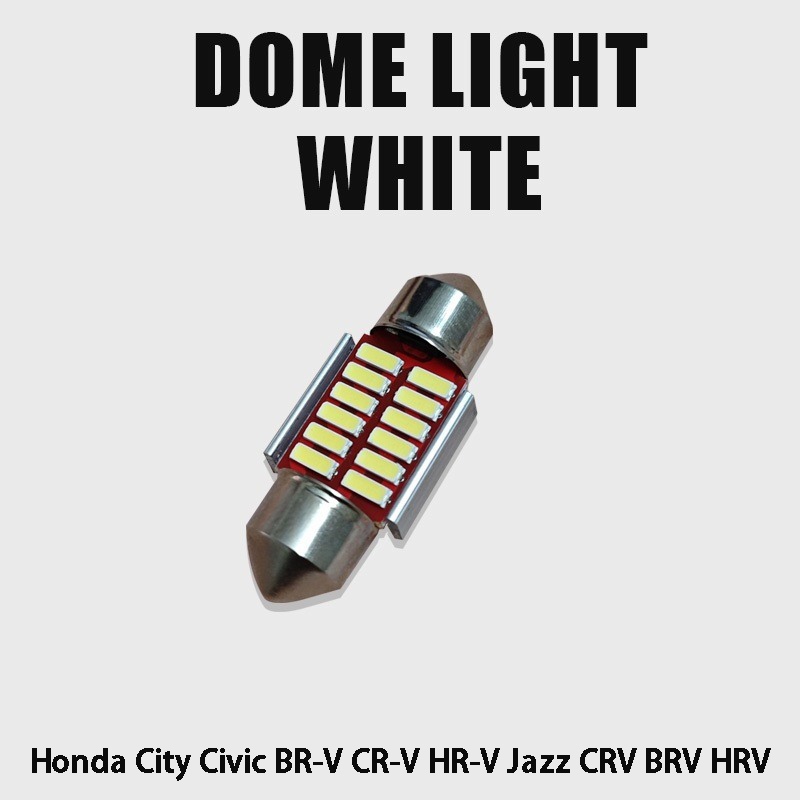 สําหรับ Honda City Civic BR-V CR-V HR-V Jazz CRV BRV HRV หลอดไฟ LED เพดาน/ภายใน/Dome Light