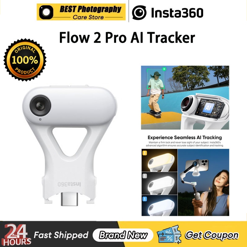 【🇹🇭 กรุงเทพฯ】Original Insta360 Flow 2 Pro AI Tracker การจดจําภาพสําหรับอุปกรณ์เสริม Insta360 Flow 2 