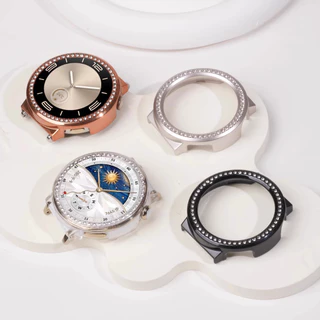 Diamond Case for เคส Huawei watch GT 7 Case Huawei watch GT 6 เคส PC Huawei Watch GT 5 เคส 41mm Hard Plastic Huawei GT5 / gt4 / Huawei gt6 Frame เคส Huawei gt7 / Huawei watch GT5 Pro Case 42mm Hollow gt4 Bling เคส GT5 Pro Case gt6 GT5 pro เคส
