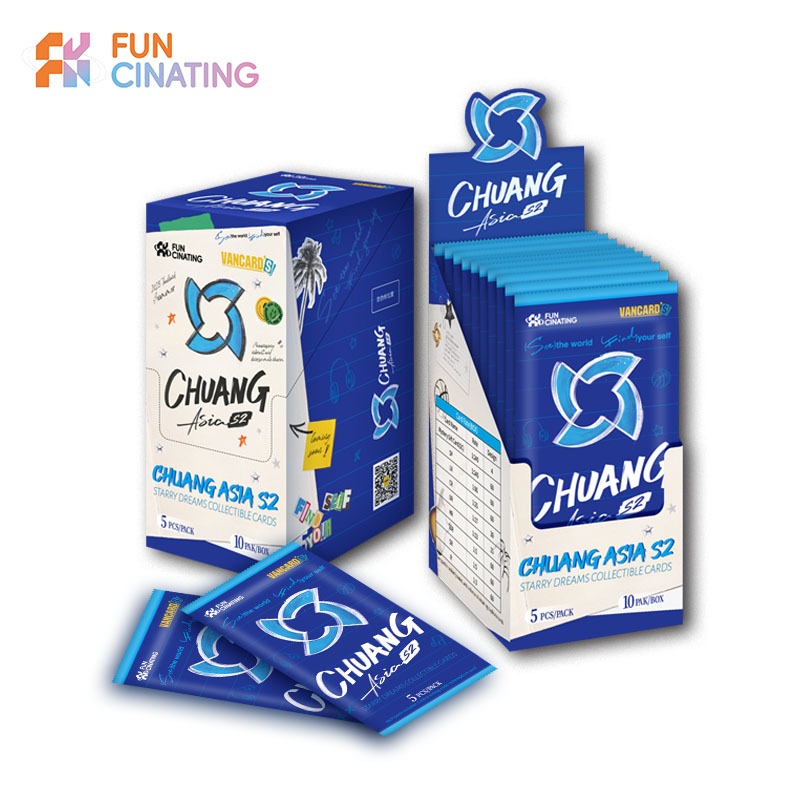 [อย่างเป็นทางการ] การ์ดสะสม Chuang Asia S2:Starry Dreams 1 กล่อง (10 ซอง/50 ใบ)