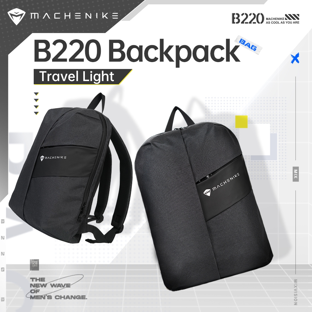 กระเป๋าเป้สะพายหลังใส่โน๊ตบุ๊ค Machenike B220 ขนาด 15.6 นิ้ว
