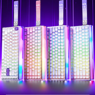 Aula HERO 84HE คีย์บอร์ดแม่เหล็ก RT0.01 8Khz แบบมีสายพร้อมกล่องไฟ RGB คีย์บอร์ด Latency ต่ํา