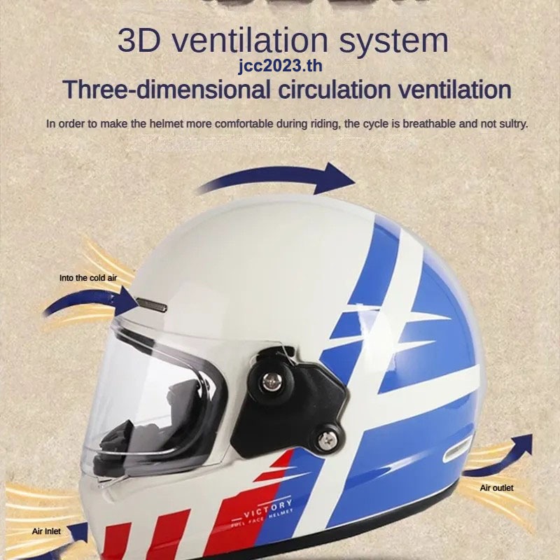 [พร้อมสต็อก] วีจีวี หมวกกันน็อคมอเตอร์ไซค์ของแท้อย่างเป็นทางการน้ําหนักเบา ยู นิสซ์ สไตล์ย้อนยุคสี่ฤดูกาลที่มีอยู่ติดตั้งบลูทูธหมวกกันน็อคเต็มใบ - รูปที่ 4