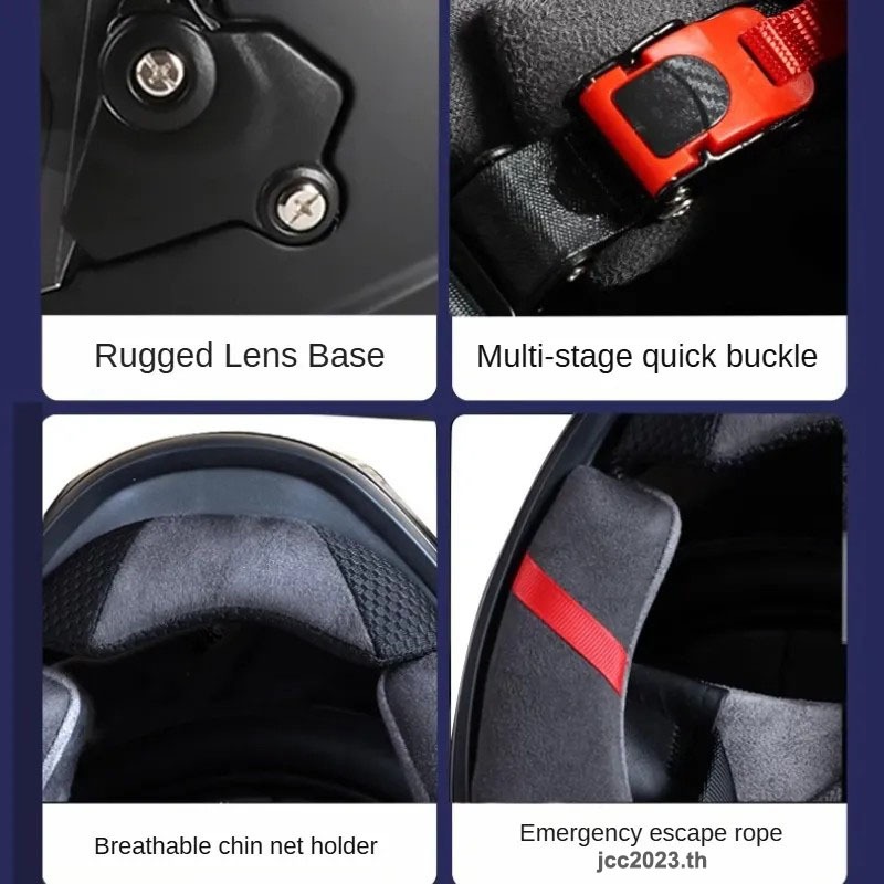 [พร้อมสต็อก] วีจีวี หมวกกันน็อคมอเตอร์ไซค์ของแท้อย่างเป็นทางการน้ําหนักเบา ยู นิสซ์ สไตล์ย้อนยุคสี่ฤดูกาลที่มีอยู่ติดตั้งบลูทูธหมวกกันน็อคเต็มใบ - รูปที่ 5