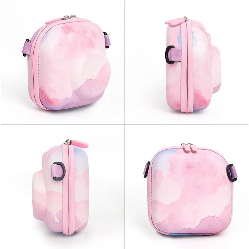 [Film Lab] เคสกล้องแข็ง Instax Mini 12/11/8/9/7+/25 กระเป๋ากล้อง เคสป้องกันกล้อง กับสายคล้อง CAA48