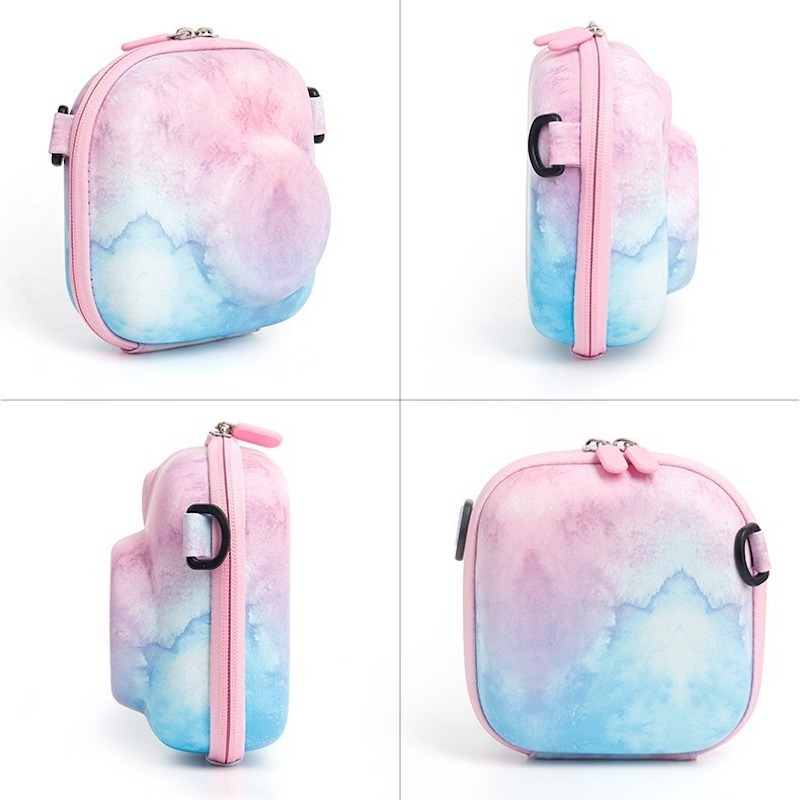 [Film Lab] เคสกล้องแข็ง Instax Mini 12/11/8/9/7+/25 กระเป๋ากล้อง เคสป้องกันกล้อง กับสายคล้อง CAA48