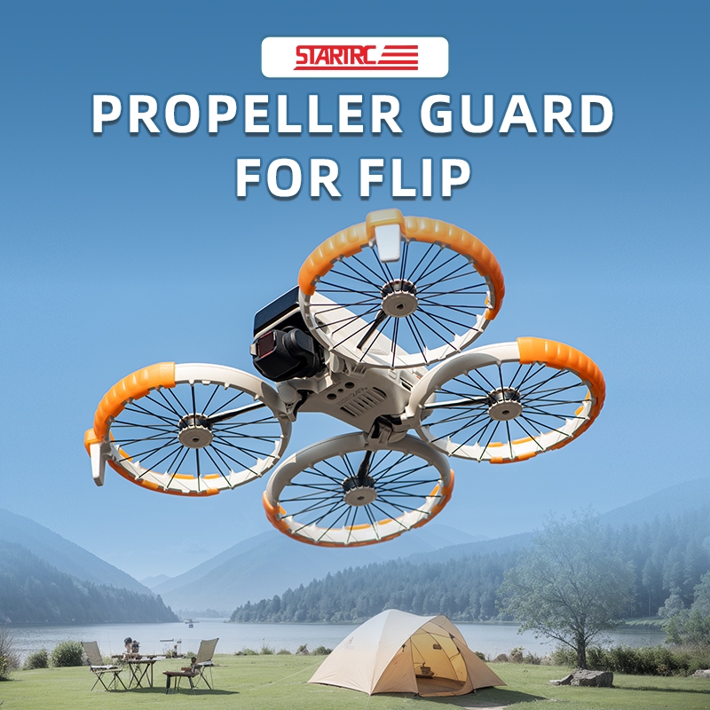 สําหรับ DJI Flip โดรนพับ ป้องกันรอบทิศทาง Paddle ฝาครอบป้องกัน DJI Drone Collision แหวนอุปกรณ์เสริม