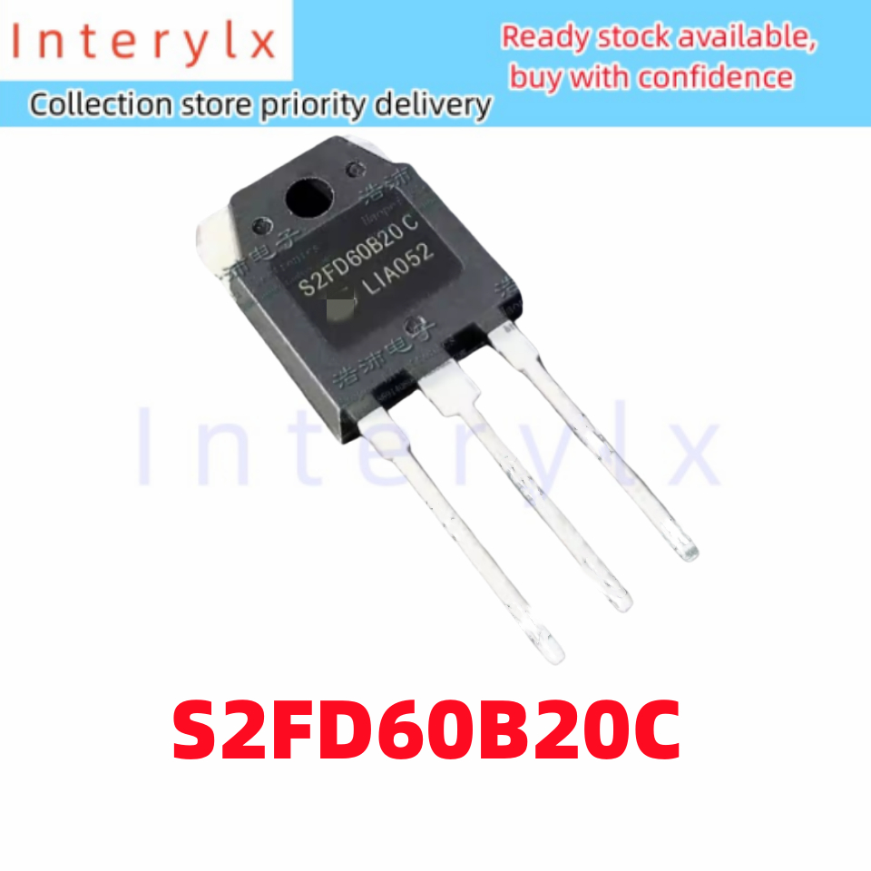 2 ชิ้น/ล็อต S2FD60B20B TO-3P เครื่องเชื่อมเฉพาะท่อซ่อม 60A 200V S2FD60B20
