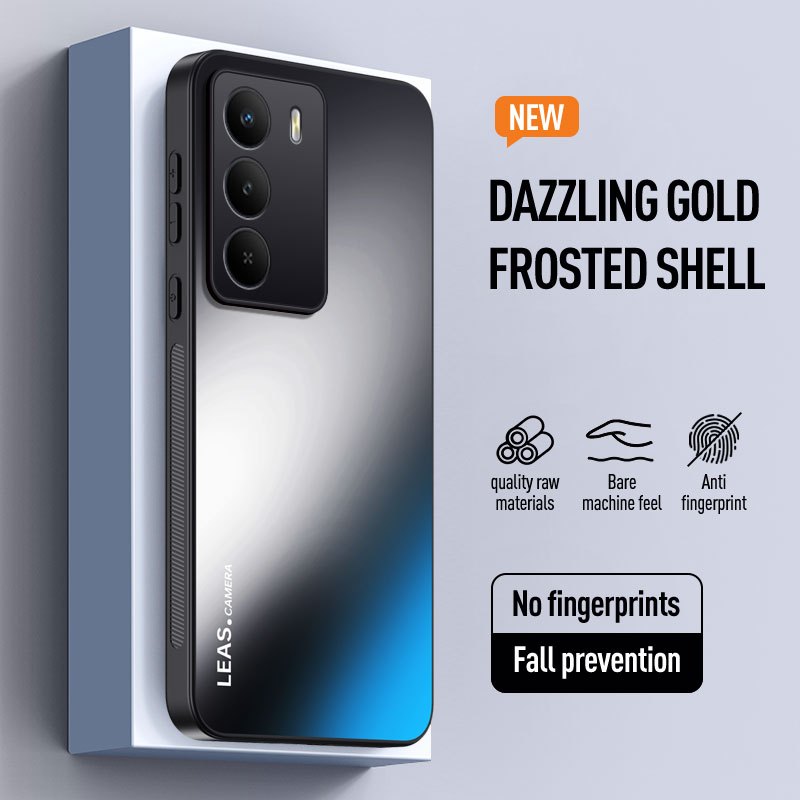 ปลอกสําหรับ OPPO Realme 14x 5G RMX5020 Realme14x เคสโทรศัพท์ AG Frosted พราวสีซิลิโคนป้องกัน Hard กั