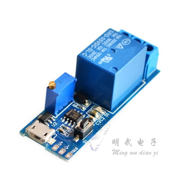 ((ราคาจํานวนมากที่ยอดเยี่ยม) แรงดันไฟฟ้ากว้าง 5V-30V Trigger Delay รีเลย์โมดูลโมดูลจับเวลา Delay Conduction Delay Switch