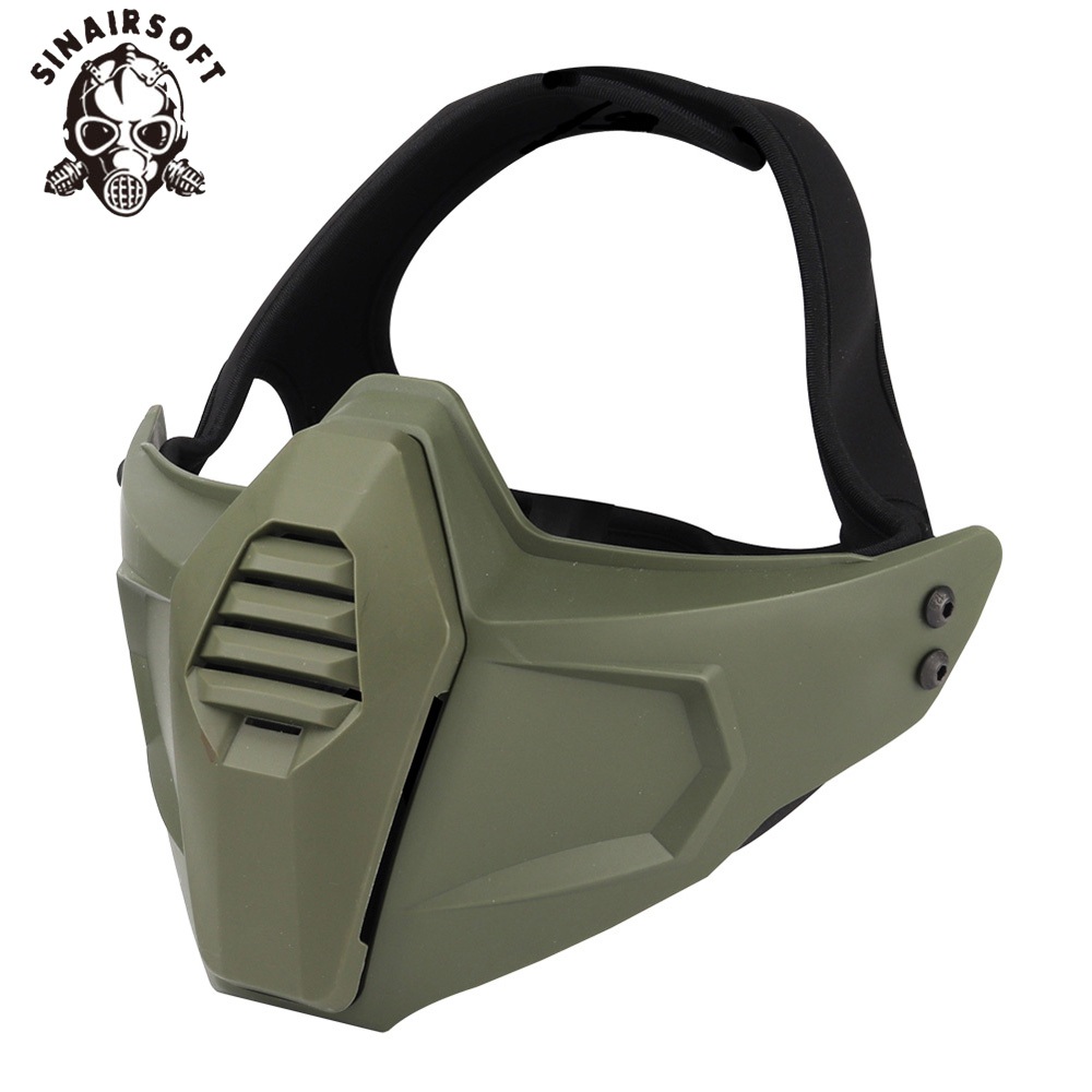 Sinairsoft กีฬากลางแจ้งแยกหน้ากากครึ่งหน้า SF Rapid Helmet Track หน้ากากป้องกัน