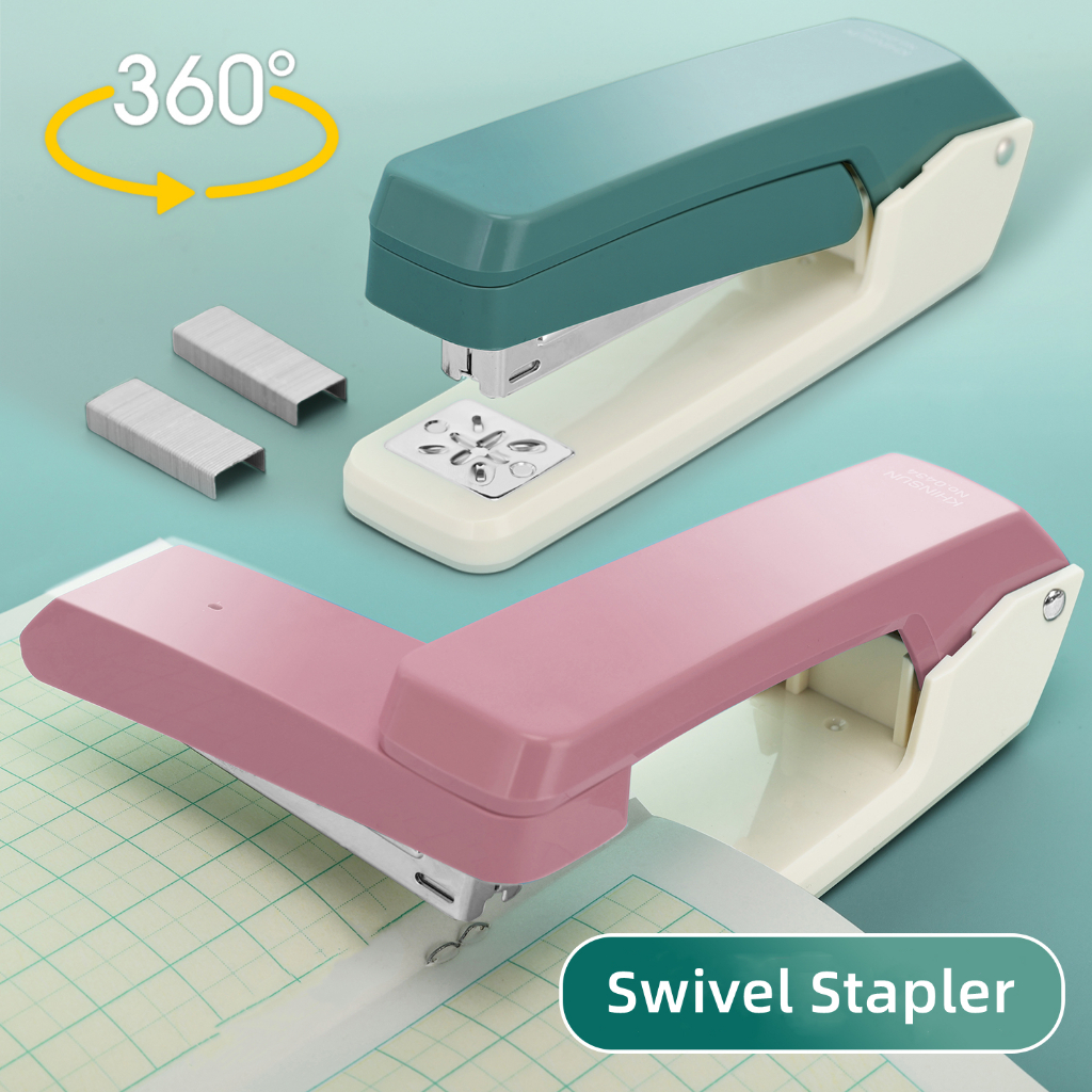 Letit | เครื่องเย็บกระดาษหมุนได้ 360° ใช้ลวดเย็บ 24/6 แข็งแรง ทนทาน สำหรับโรงเรียนและสำนักงาน