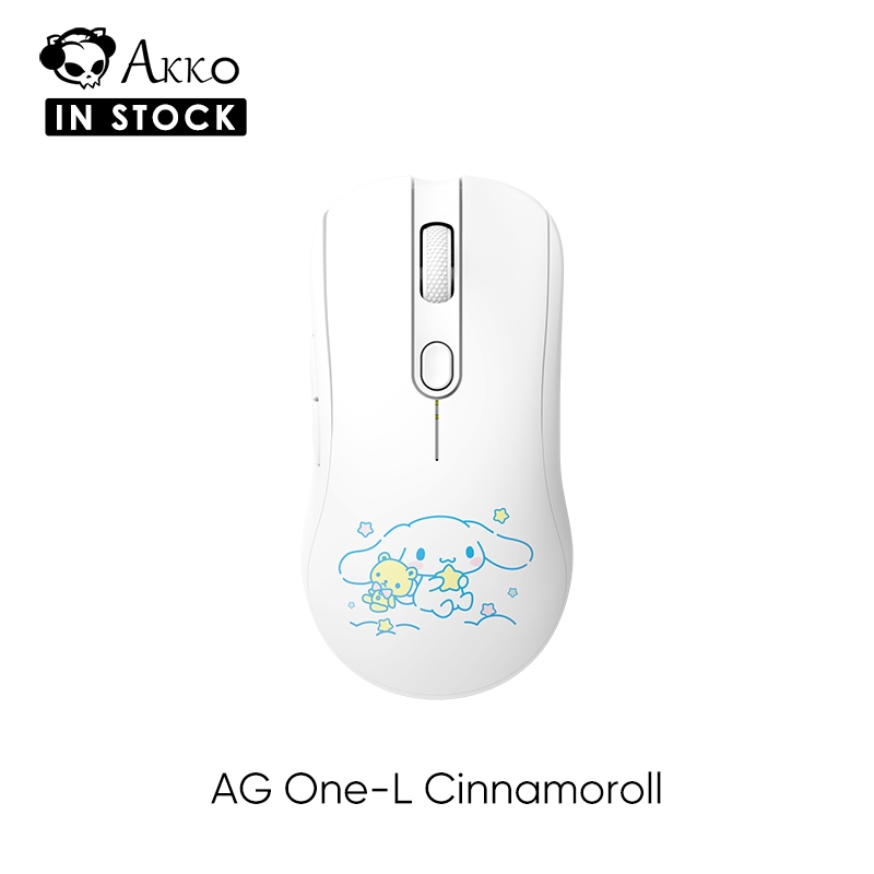 เมาส์สองโหมด AG One Light Cinnamoroll พร้อมการออกแบบตามหลักสรีรศาสตร์ , ระดับ DPI ที่ปรับได้ 3 ระดับ