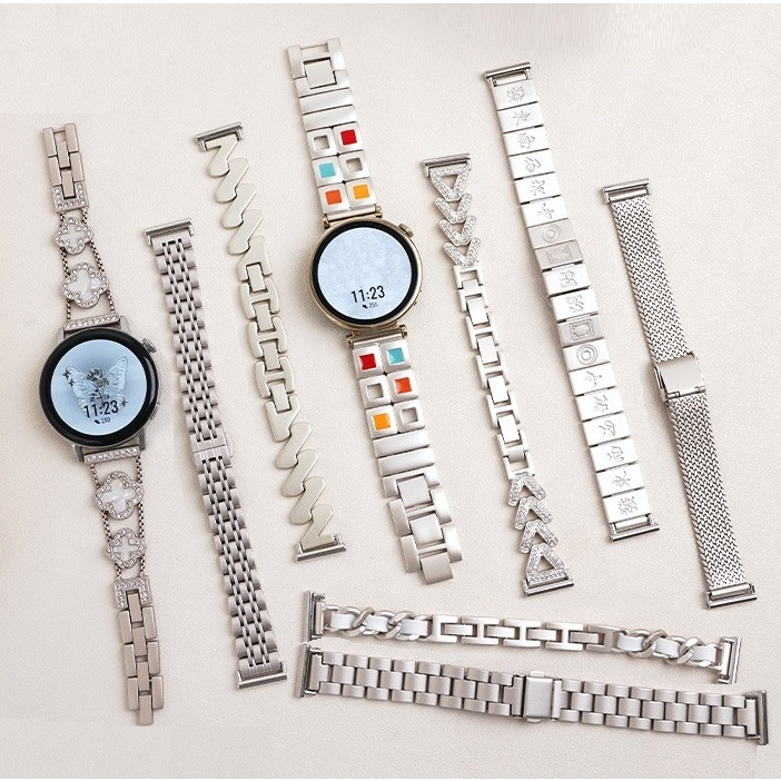 18 20 22mm Starlight Watch Strap Compatible For Huawei watch GT 5 สาย Huawei watch GT5 Pro Strap / huawei gt5 strap GT2/GT3/GT5 / Huawei GT 4 Strap Redmi watch 5 Lite / Redmi watch 5 Active สาย Amazfit bip 5 / GTS3 /mazfit GTR4 / Amazfit GTS4 mini สาย