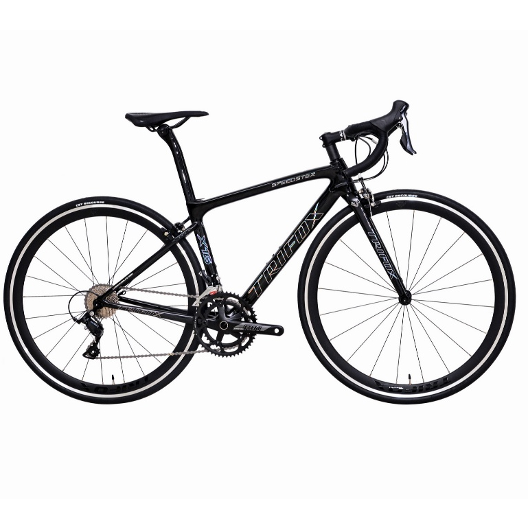 Trifox Road Bike 700 x 25C Ultralight คาร์บอนไฟเบอร์กรอบผู้ใหญ่จักรยาน 20 ความเร็ว Shimano Tiagra R4
