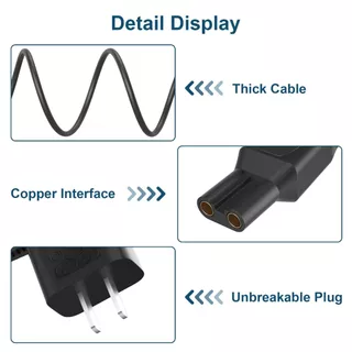 15V Charger Fit ใช้งานร่วมกับ Philips Norelco HQ8505 เลือก 3000 5000 7000 9000 Series MG5750 MG7750 Aquatec Arcitec เครื่องโกนหนวด Trimmer สายไฟ