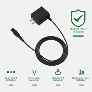 15V Charger Fit ใช้งานร่วมกับ Philips Norelco HQ8505 เลือก 3000 5000 7000 9000 Series MG5750 MG7750 Aquatec Arcitec เครื่องโกนหนวด Trimmer สายไฟ