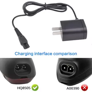 15V Charger Fit ใช้งานร่วมกับ Philips Norelco HQ8505 เลือก 3000 5000 7000 9000 Series MG5750 MG7750 Aquatec Arcitec เครื่องโกนหนวด Trimmer สายไฟ