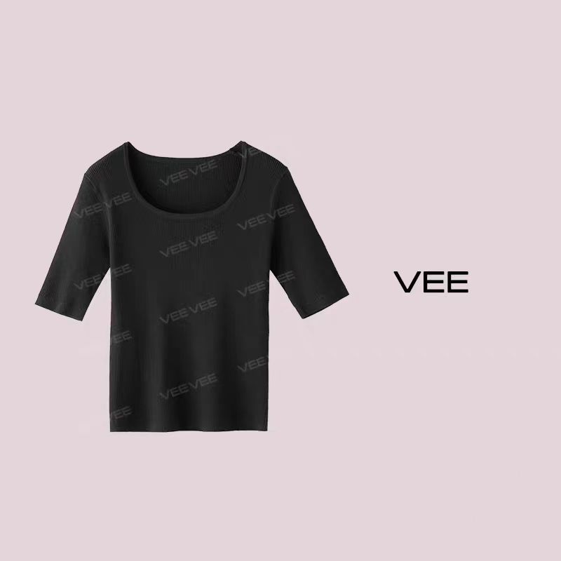 Dahong VEE [Small Overture] Spring Summer Slimmer Look Pit Strip French Sweater