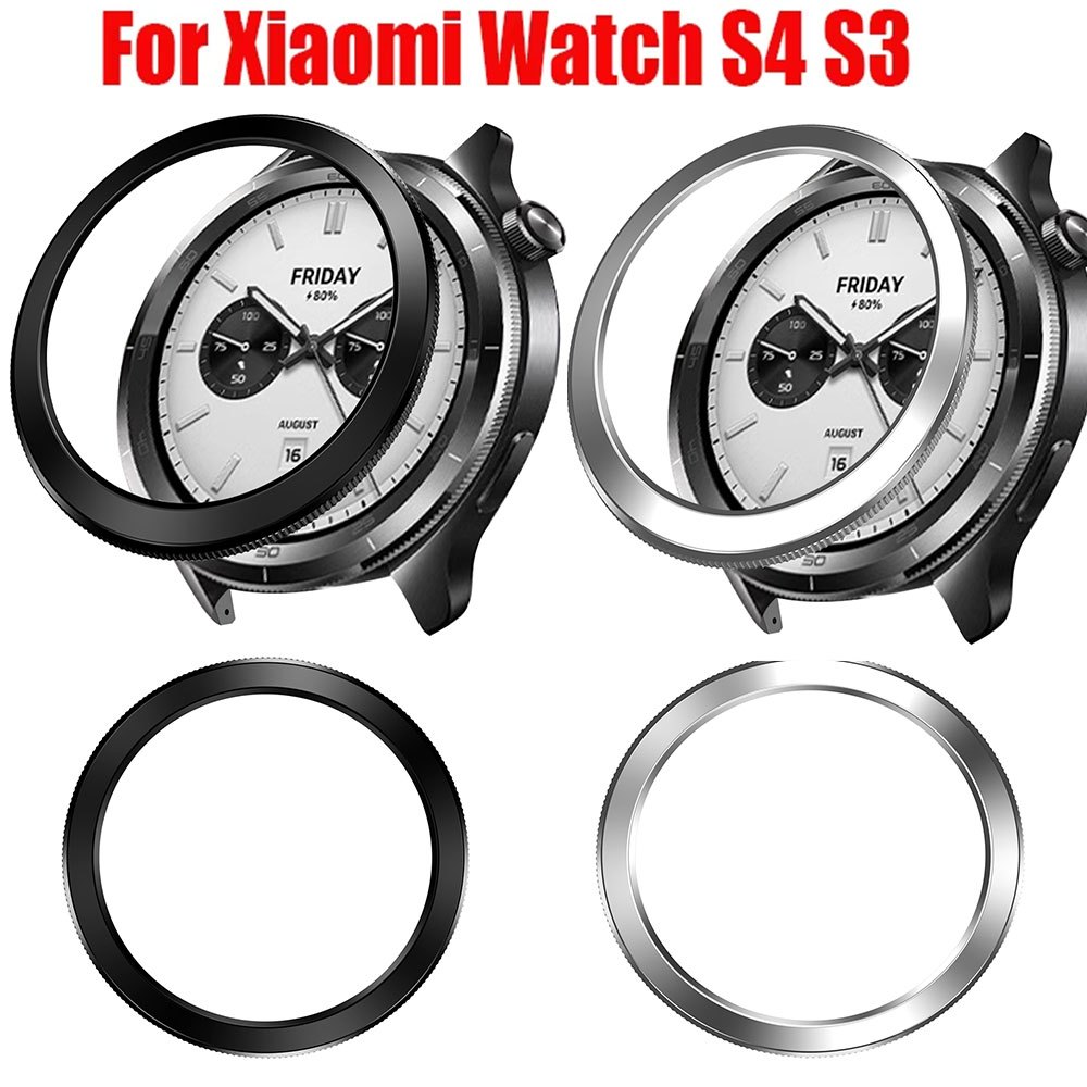 โลหะ Anti drop bezel แหวนสําหรับนาฬิกา Xiaomi S4 S3 สแตนเลส bezel แหวนด้านนอกสําหรับ Xiaomi นาฬิกา S