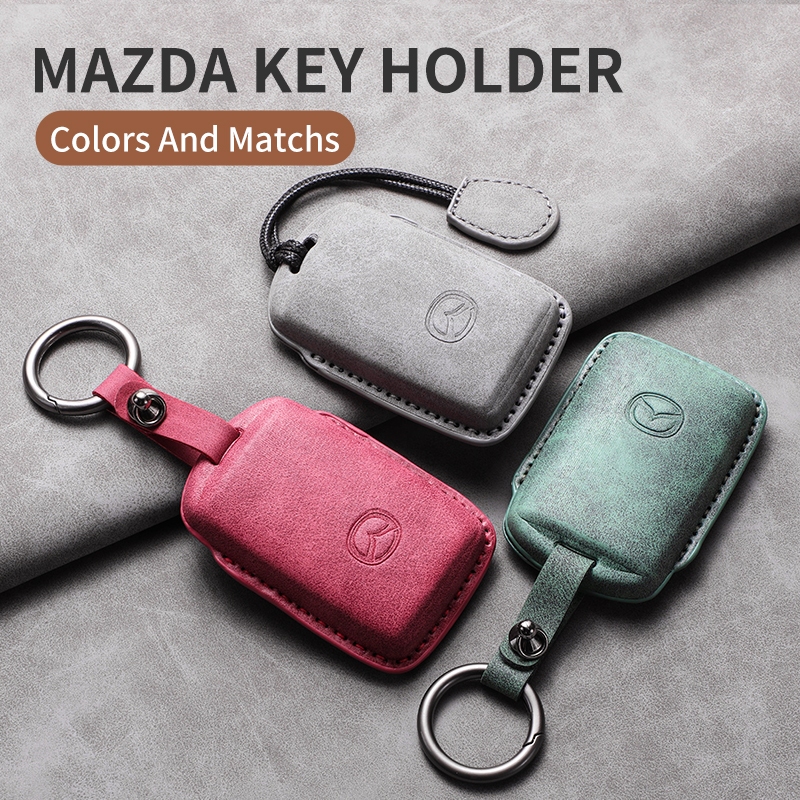 เคสกุญแจรีโมทรถยนต์ สําหรับ Mazda 3 CX3 cx30-2020-2023 cx8 2022 2023 CX5 2023 mazda 2 2024 2025 ของแต่งรถยนต์ พวงกุญแจ