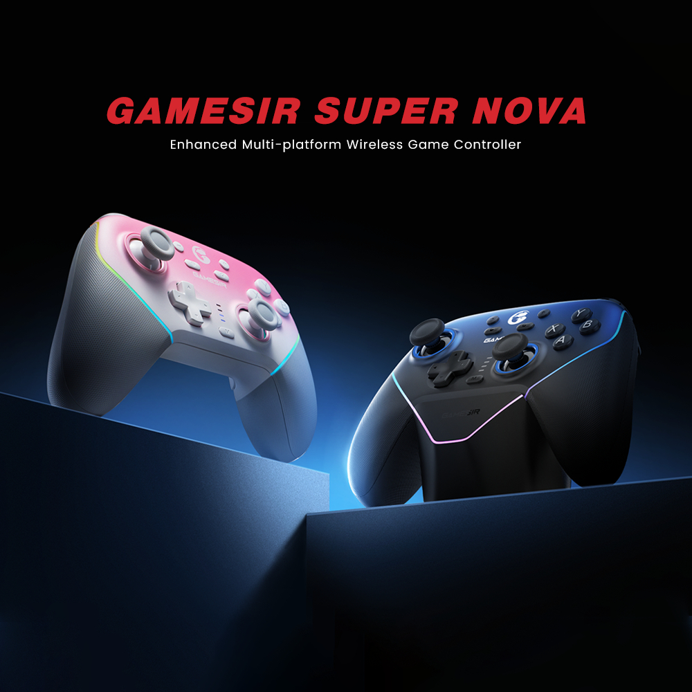 Salange GameSir Super Nova Bluetooth Gamepad พร้อมแท่นชาร์จ, คอนโทรลเลอร์เล่นเกมไร้สายสําหรับ Nintendo Switch iPhone Android Phone PC