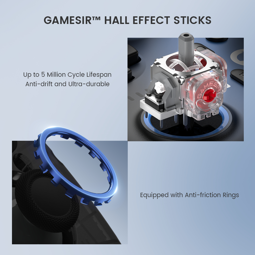 Salange GameSir Super Nova Bluetooth Gamepad พร้อมแท่นชาร์จ, คอนโทรลเลอร์เล่นเกมไร้สายสําหรับ Nintendo Switch iPhone Android Phone PC