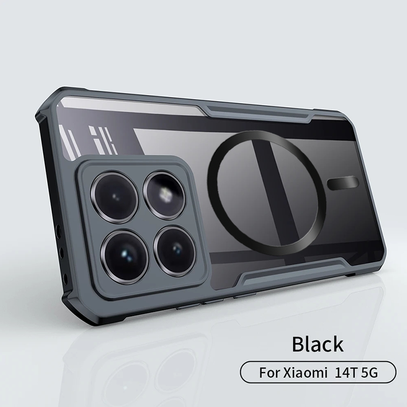 ใหม่กันกระแทกแม่เหล็กเคสโทรศัพท์Xiaomi Mi 15T 15 14T Pro 14 13T 12S 12T 12 11T 10T Mi 13 11 Lite 4G 5Gปลอกอะคริลิคใสฝาครอบป้องกัน