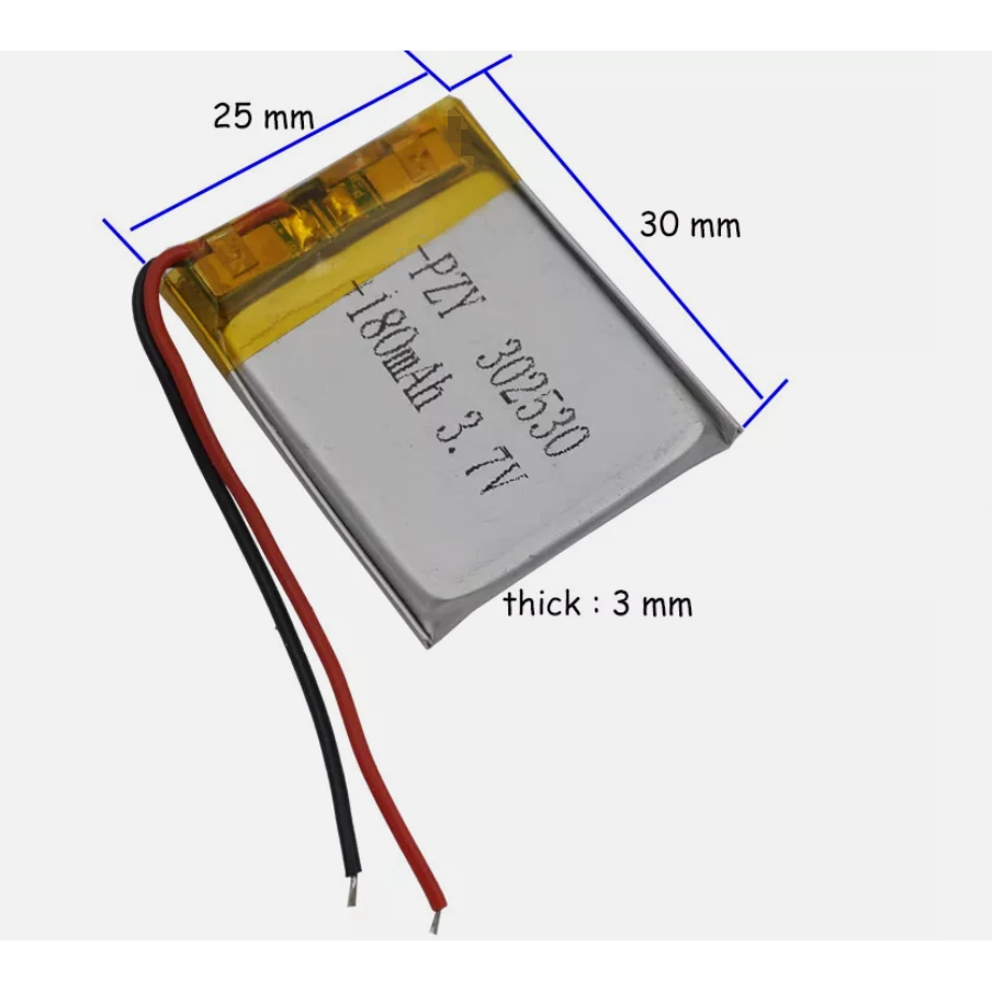 302530 แบตเตอรี่  ใช้ในผลิตภัณฑ์อุปกรณ์อิเล็กทรอนิกส์ต่างๆ