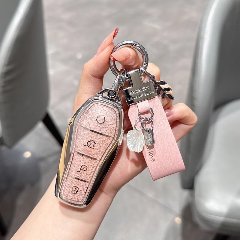 สําหรับ BYD TPU กล่องกุญแจสําหรับ BYD Dolphin/Atto3/Seal/Dolphin mini/tang/Sailion 6 พวงกุญแจกล่องกุ