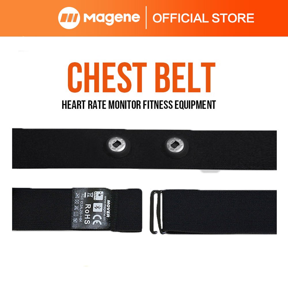 Magene Chest Strap of Heart Rate Sensor อุปกรณ์ฟิตเนสเข็มขัดที่เข้ากันได้