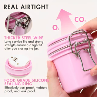False Lash กาวถังเก็บเครื่องวัดอุณหภูมิกาวคาร์บอนปิดผนึก Leak-proof คอนเทนเนอร์ Grafting Eyelash Extension อุปกรณ์